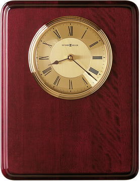 13"H Honor Time I Wall Clock Rosewood