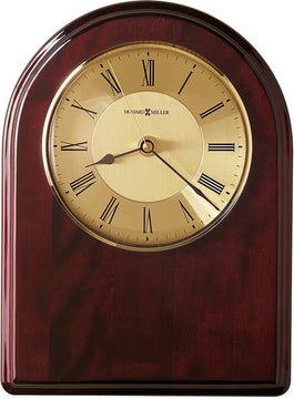 14"H Honor Time III Wall Clock Rosewood