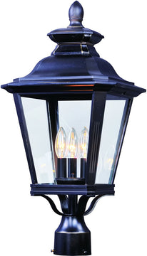 24"H Knoxville 3-Light Outdoor Post