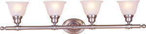 40"W Maxim 4-Light Bathroom Vanity Satin Nickel