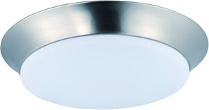 14"W Profile EE LED Flush Mount Satin Nickel