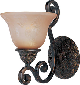 7"W Symphony 1-Light Wall Sconce Oil Rubbed Bronze