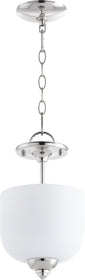 8"W Richmond 3-light Dual Mount Light Fixture Polished Nickel