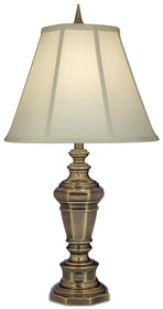 32"H 1-Light Table Lamp Antique Brass