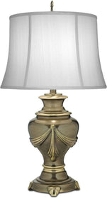 31"H 3-Way Table Lamp Roman Bronze